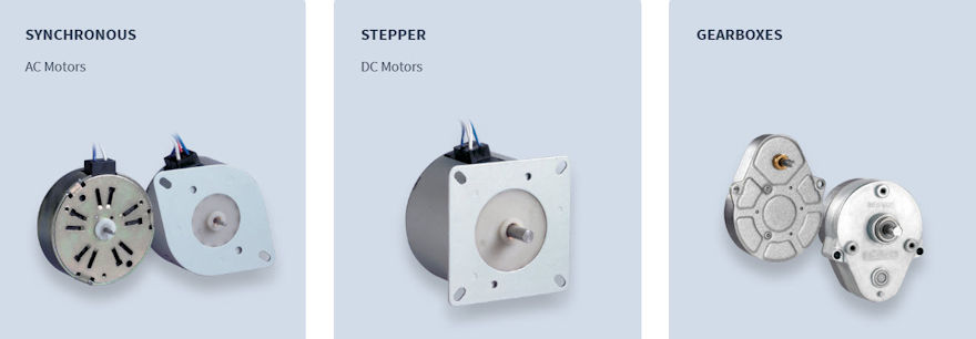 Crouzet sync & stepper motors