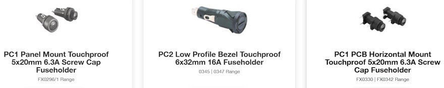 Bulgin Fuse Holders1