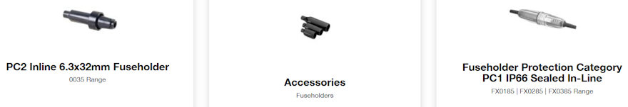 Bulgin Fuse Holders7